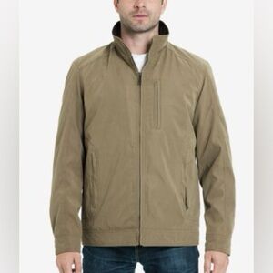 London Fog‎ Men's Audubon Microfiber Jacket Plaid upper lining quilted kicker XL